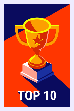 Platz unter den TOP 10 in einem Turnier