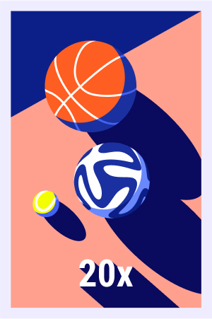 Platziere 20 Sportwetten